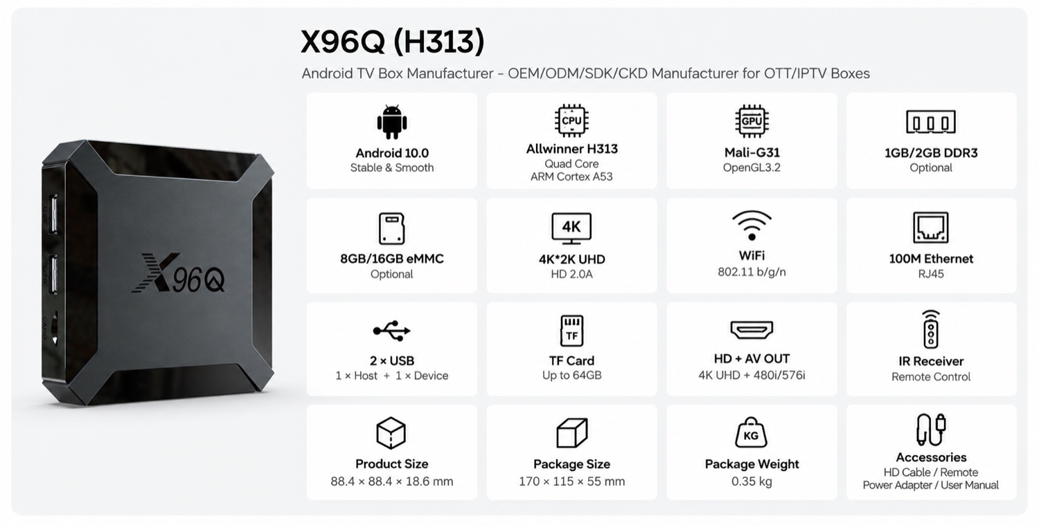 X96Q (H313) spec